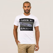 T-shirt J'aime mon serpent (Devant entier)