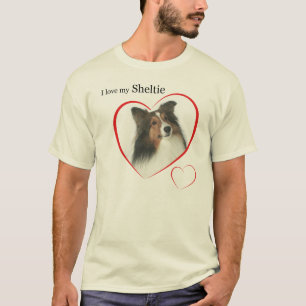 T-shirt J'aime mon Sheltie #2
