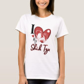 T-shirt J'aime mon Shih Tzu (Devant)