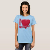T-shirt J'Aime Mon Singe (Devant entier)