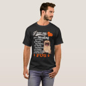 T-shirt J'Aime Mon Sock Voler Leash Pulling Carlin Shirt (Devant entier)