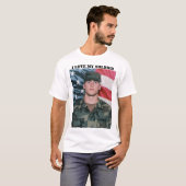 T-shirt J'aime mon soldat (Devant entier)