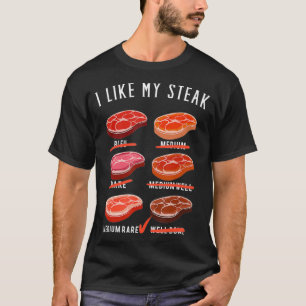 T-shirt J'Aime Mon Steak Moyen Rare