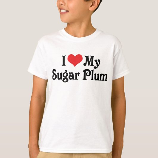 T-shirt J'aime mon Sugar Plum (Devant)