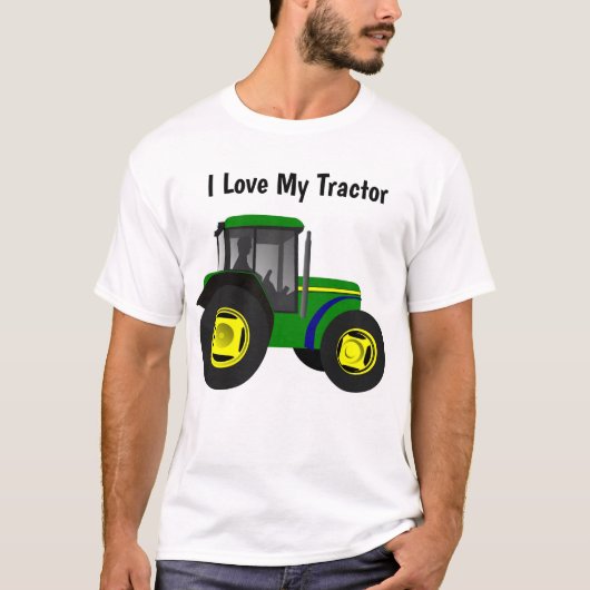 T-shirt J'aime mon tracteur (Devant)