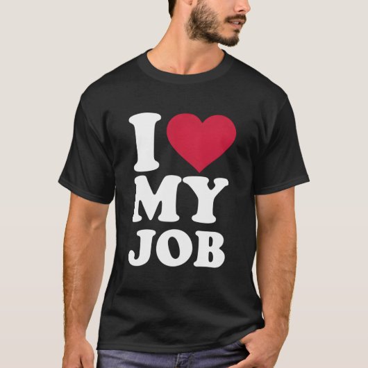 T-shirt J'Aime Mon Travail (Devant)