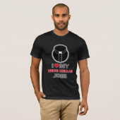 T-shirt J'aime mon travail intellectuel (Devant entier)