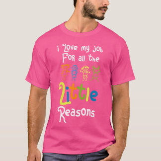 T-shirt J'aime mon travail pour toutes les petites raisons