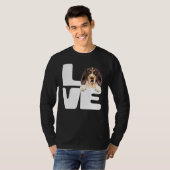 T-shirt J'Aime Mon Treeing Walker Coonhound Dog (Devant entier)