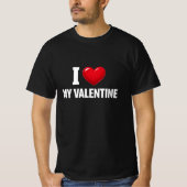 T-shirt J'aime mon Valentin (Devant)