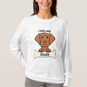 T-shirt J'aime mon Vizsla