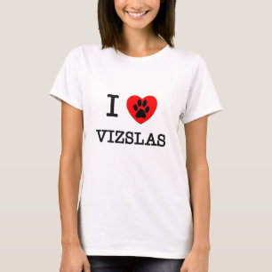 T-SHIRT J'AIME MON VIZSLAS