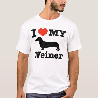 T-shirt J'aime mon Weiner