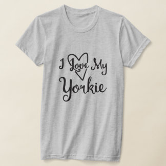 T-shirt J'Aime Mon Yorkie