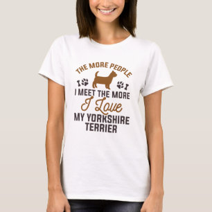 T-shirt J'Aime Mon Yorkshire Terrier
