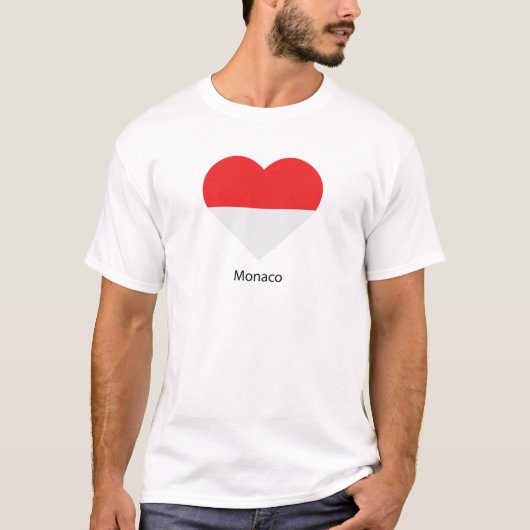 T-shirt J'aime Monaco (Devant)