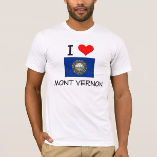 T-shirt J'aime Mont Vernon New Hampshire