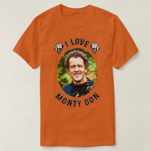 T-SHIRT J'AIME MONTY DON GARDENER  (Design devant)