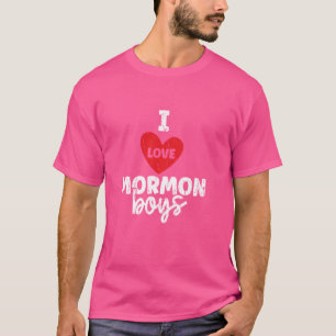 T-shirt J'aime mormon boys - LDS mormon missionnaire