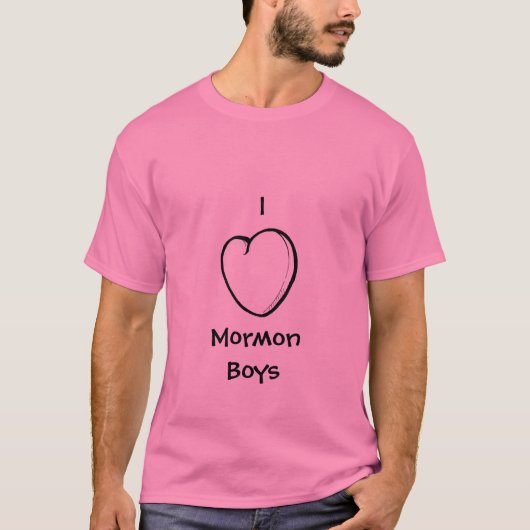 T-shirt J'aime MormonBoys (Devant)