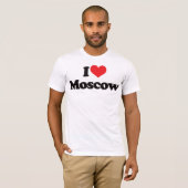 T-shirt J'aime Moscou (Devant entier)