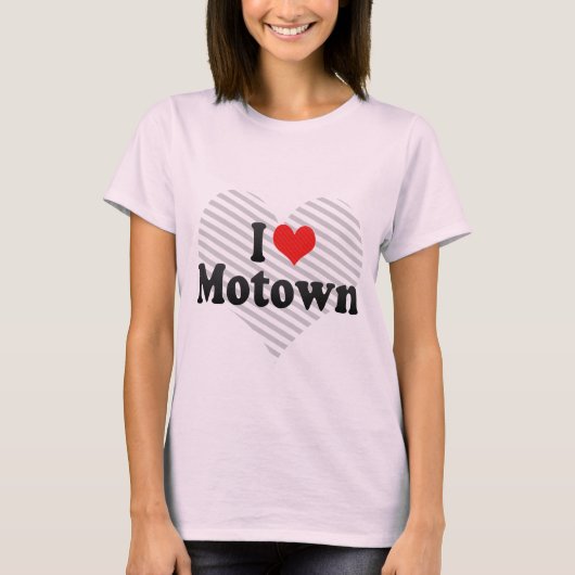 T-shirt J'aime Motown (Devant)