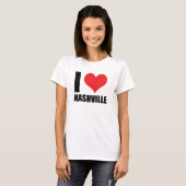 T-shirt J'aime Nashville (Devant entier)