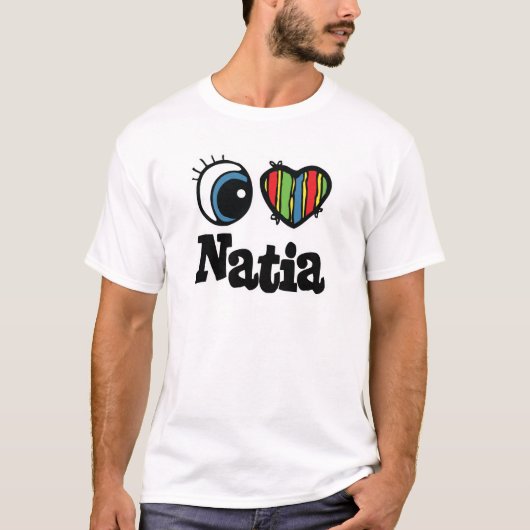 T-shirt J'aime Natia (Devant)