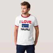 T-shirt J'aime Nauru (Devant entier)
