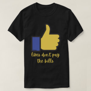 T-shirt J'AIME NE PAS PAYER LE jeu de mots sur les médias 