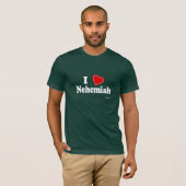 T-shirt J'aime Nehemiah (Devant entier)