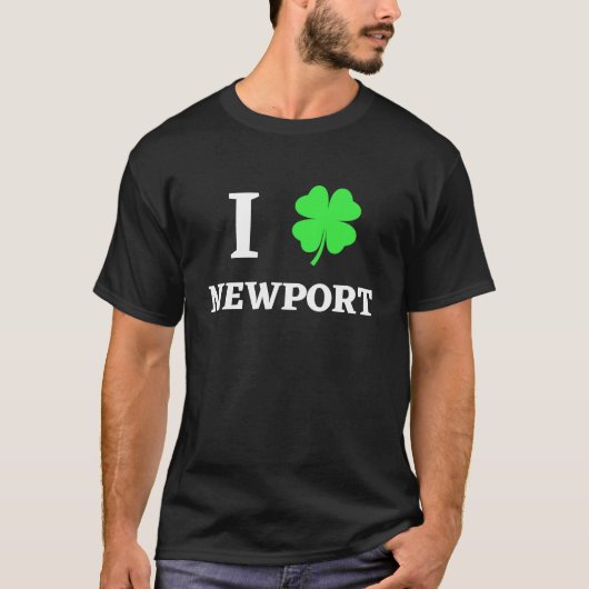 T-SHIRT J'AIME NEWPORT (Devant)