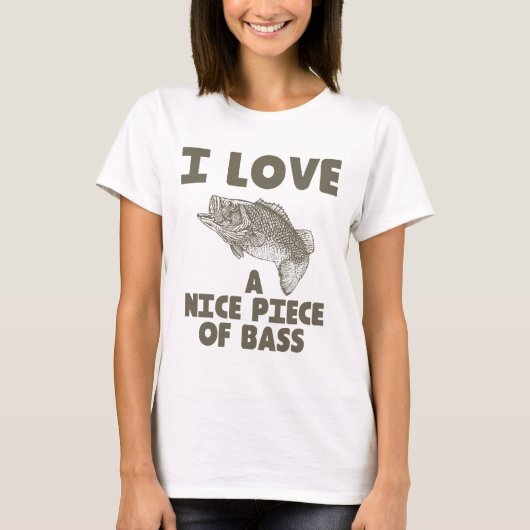 T-shirt J'aime Nice un morceau de basse (Devant)