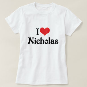 T-shirt J'aime Nicholas