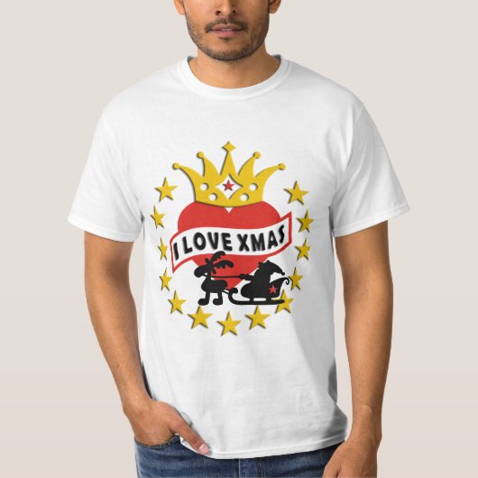 T-shirt J'AIME Noël (Devant)