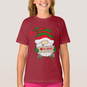 T-shirt J'aime Noël Gnome