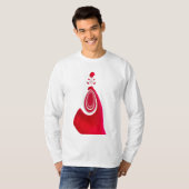 T-shirt J'Aime Noël Joyeuses Vacances Avec Compassion (Devant entier)