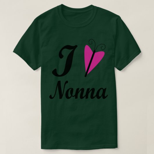T-shirt J'aime Nonna (Design devant)