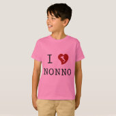 T-shirt J'aime Nonno (Devant entier)