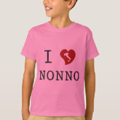 T-shirt J'aime Nonno (Devant)