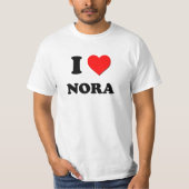 T-shirt J'aime Nora (Devant)