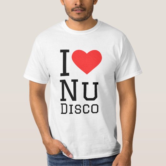 T-shirt J'aime Nu disco (Devant)