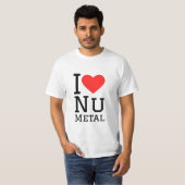 T-shirt J'aime Nu metal (Devant entier)