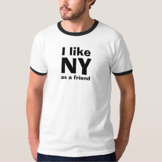 T-shirt J'aime NY, en tant qu'ami
