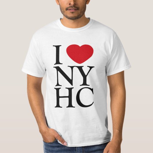 T-shirt J'aime NYHC (Devant)