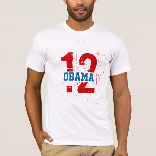 T-shirt J'aime Obama 2012 (Devant)