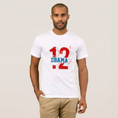 T-shirt J'aime Obama 2012 (Devant entier)