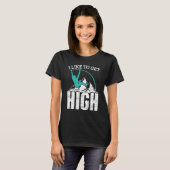 T-shirt J'Aime Obtenir High Pole Vaulter Track Et Field Po (Devant entier)