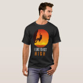T-shirt J'Aime Obtenir High Rock Escalade Mountain Escalad (Devant entier)