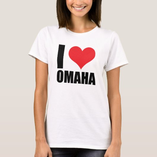 T-shirt J'aime Omaha (Devant)